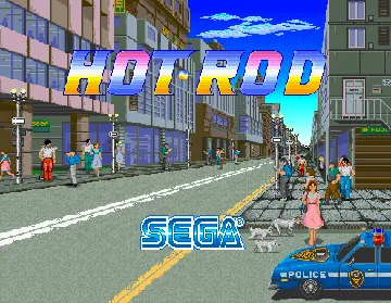 Hot Rod (turbo 3 player) screen shot title